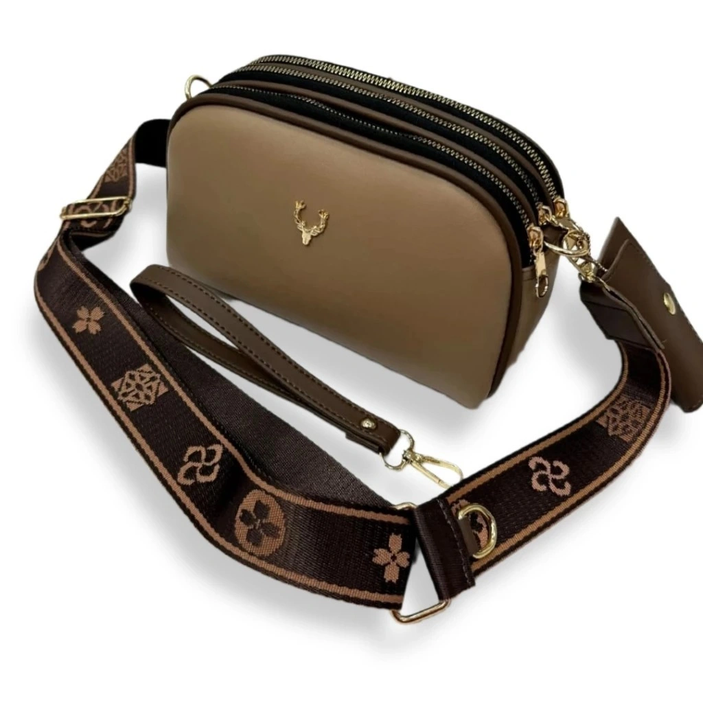 Tas selempang wanita 3 ruang.Tas kekinian