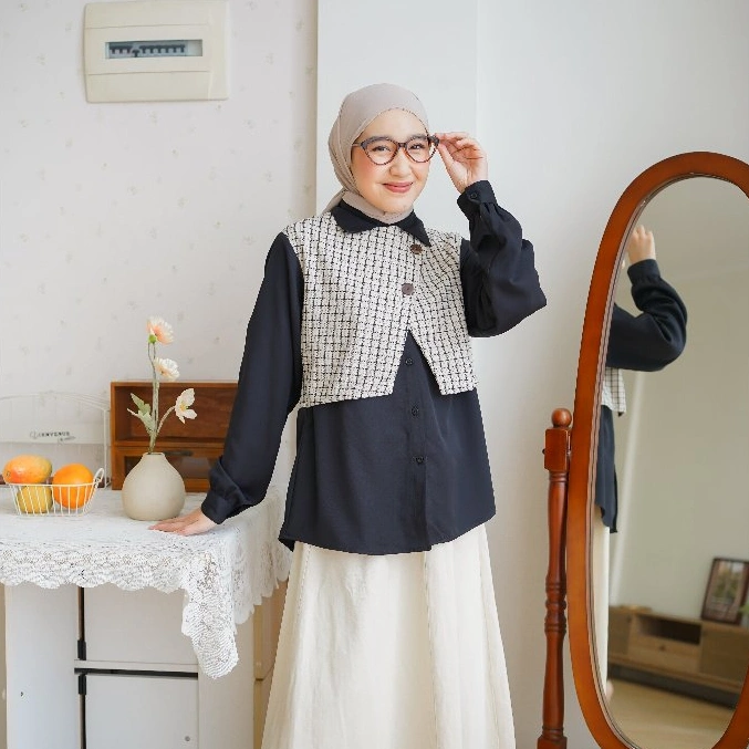 Kin Outfit Jasmine Blouse Atasan Wanita