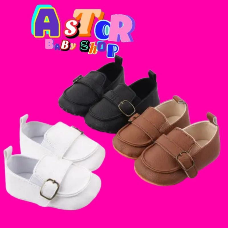 slip-on crd sepatu bayi kantoran untuk usia anak 1-14 bulan