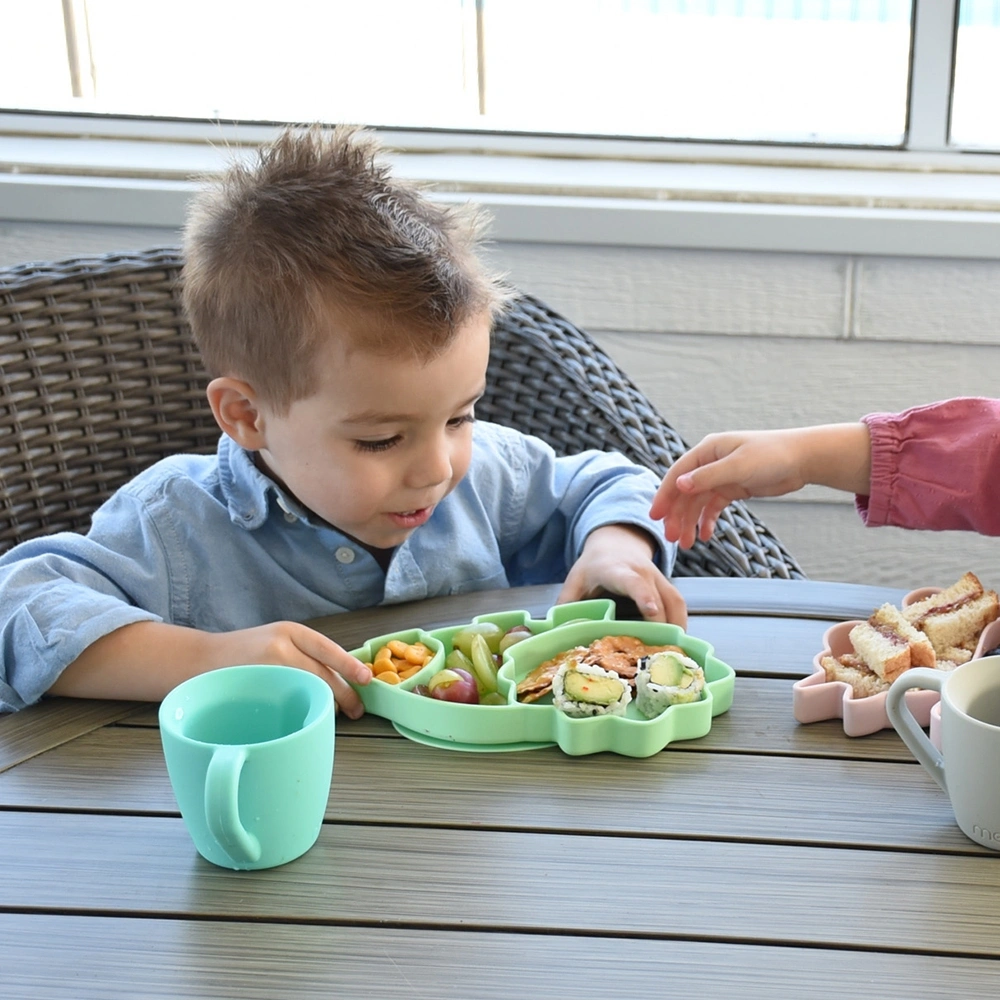 Melii Baby Silicone Suction Plate - Piring silikon anti geser dan tumpah - Piring Silicone Anak - Piring Silicone Bayi