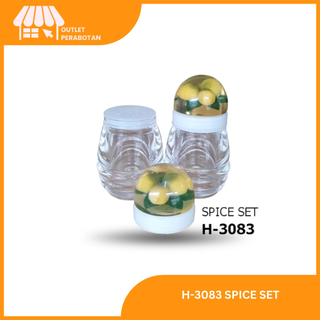 BOTOL BUMBU / H-3083 SPICE SET (60/C)