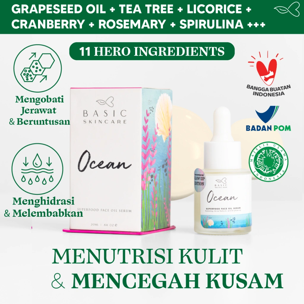 Face Oil Serum BASICSKINCARE Superfood