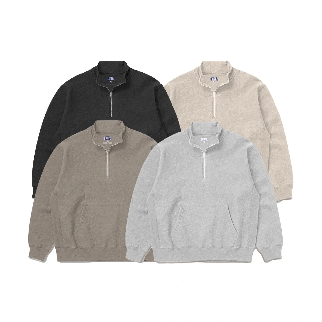 Cruel Sweater Rugby HalfZip Sweatshirt Collective