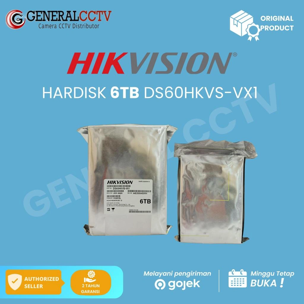HARDISK HIKVISION HDD 6TB GARANSI 3TAHUN