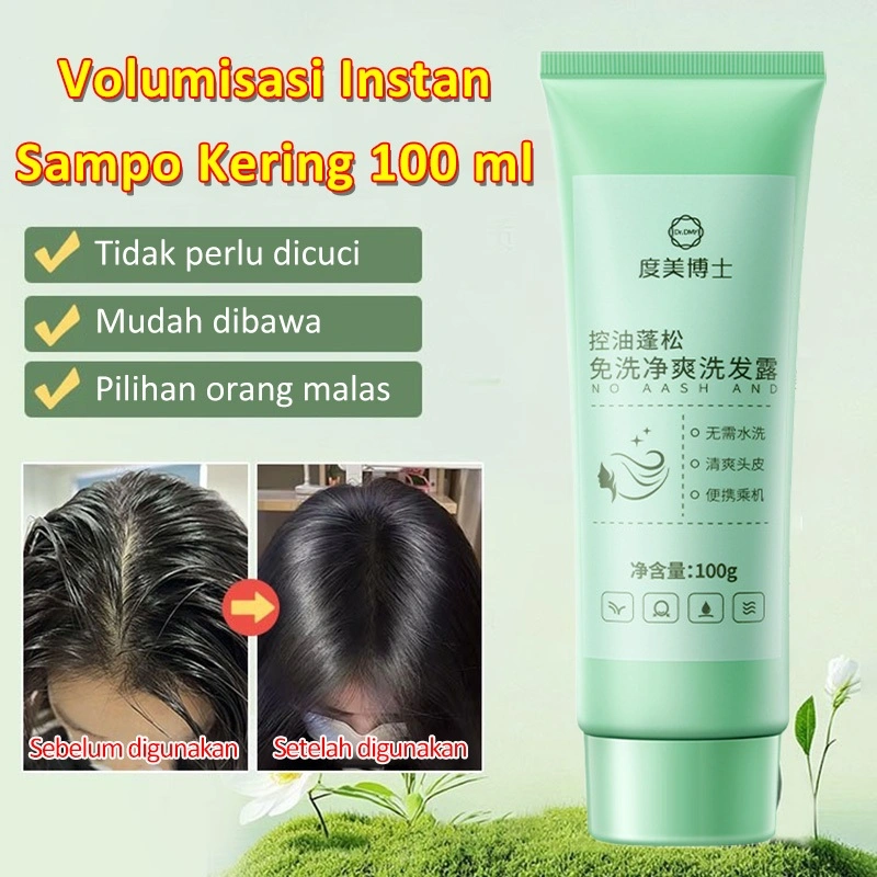 【COD】Dry shampoo/Shampo tanpa bilas, kecil dan mudah dibawa, bisa digunakan kapan saja, di mana saja, adalah barang yang wajib dimiliki bagi orang-orang malas Shampoo Kering Tanpa Bilas