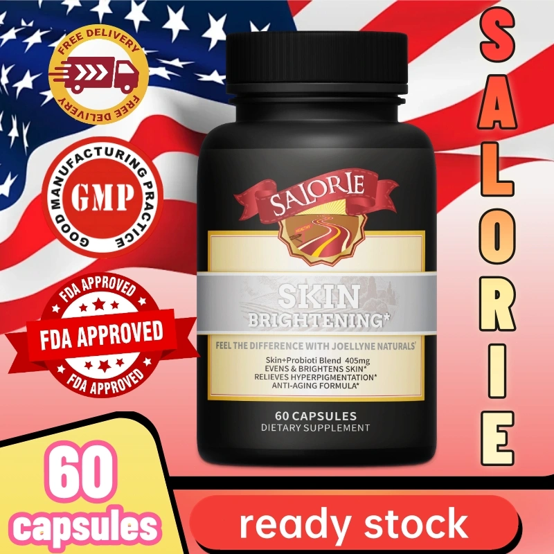 Glutathione, memudarkan flek hitam di wajah, mengatur fungsi fisiologis, suplemen alami, 60 kapsul