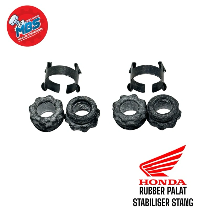Klip Karet As Jalu Bandul Stang  Supra x/ 125 kharisma Tiger Revo Honda Universal Original(3 PCS)