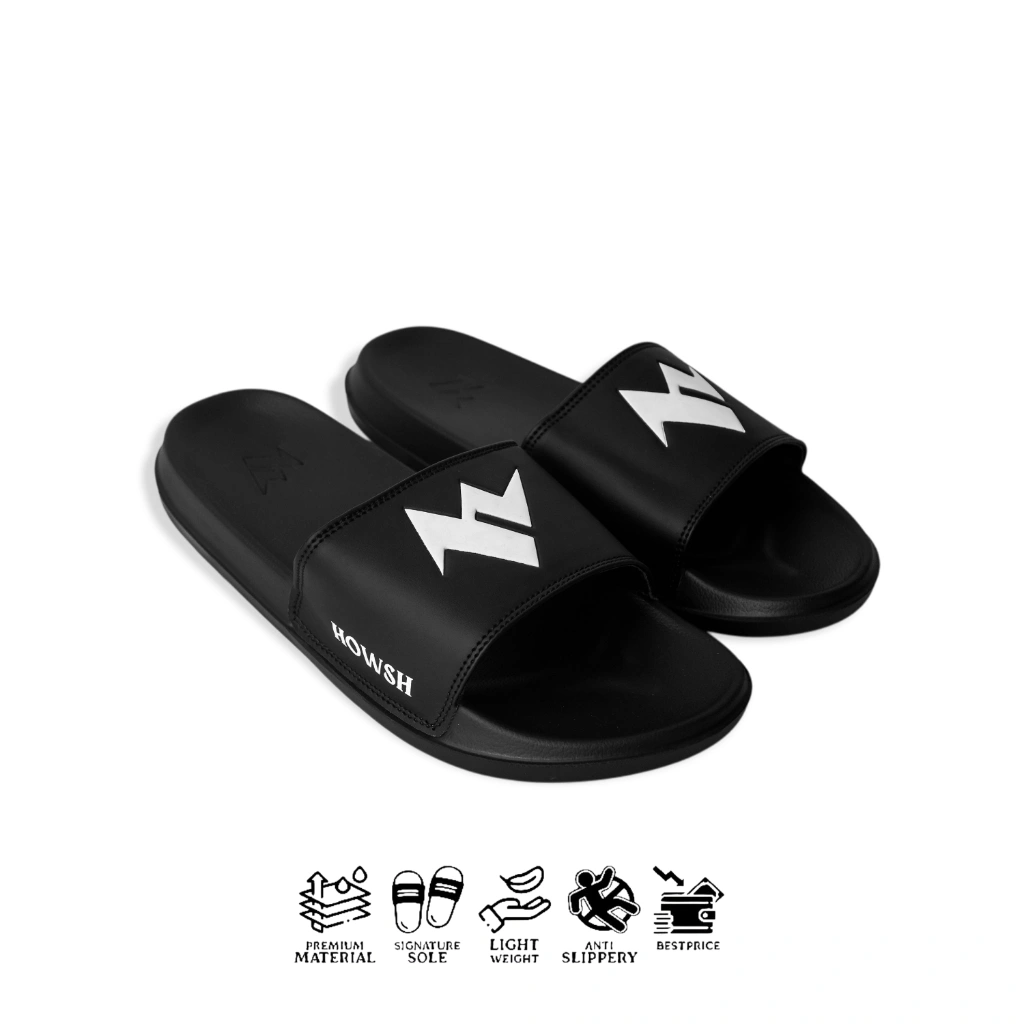 Sandal Pria Wanita Sendal Slop Slipper Anti Licin Sandal | Howsh