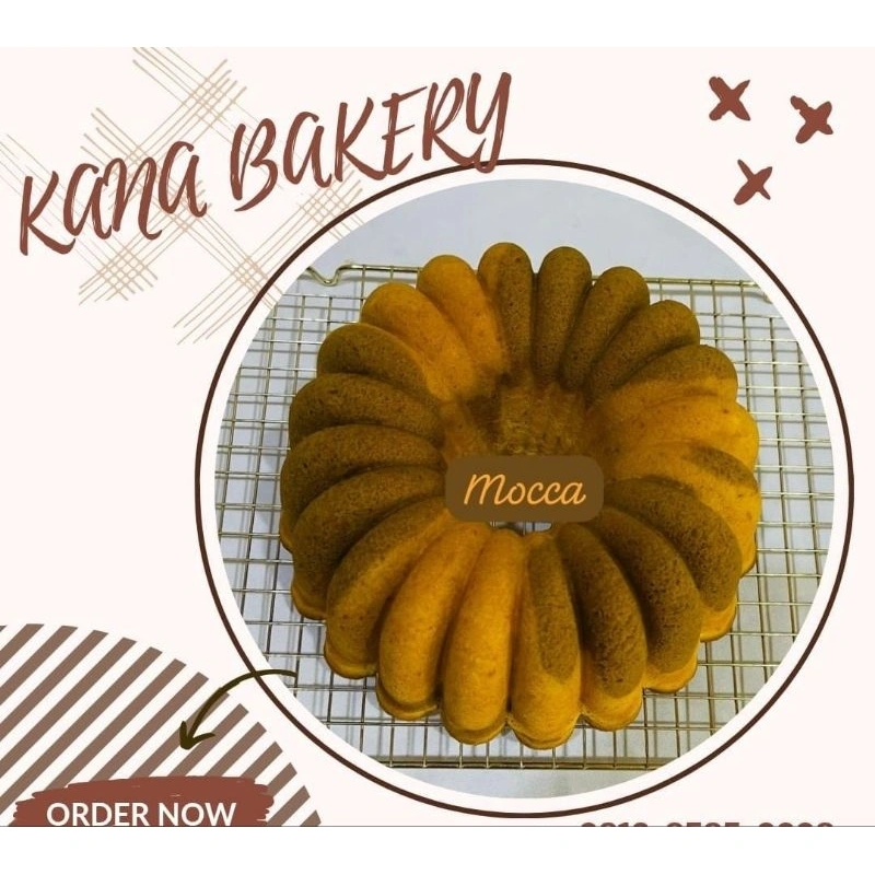 Cake Marmer Rasa Mocca Homemade by Kana Bakery