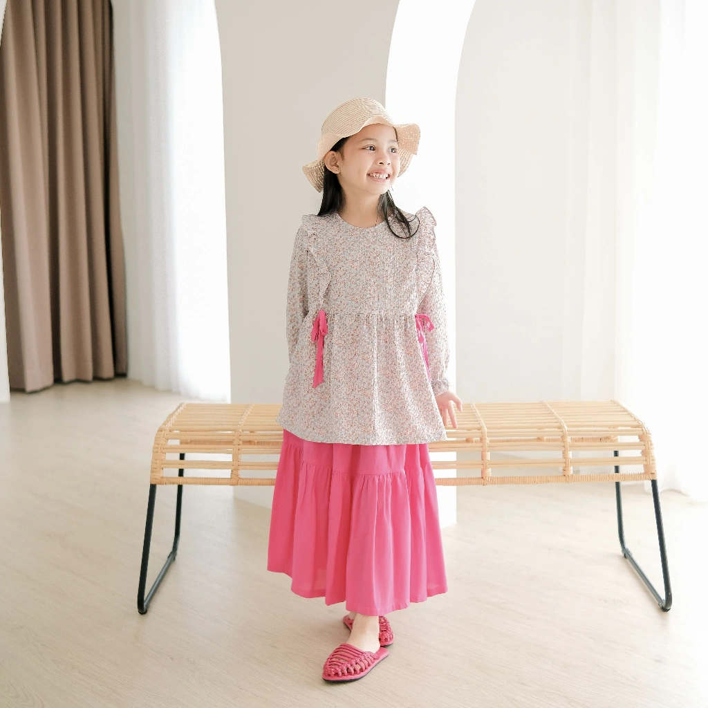 BEBIKULUCU Qiana oneset & Qiara Dress | Oneset Anak Perempuan | Setelan Anak Balita