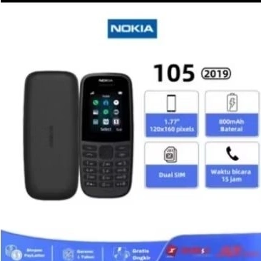 HANDPHONE 105  (2019) FM MURAH HP MOBILE PHONE DUAL SIM