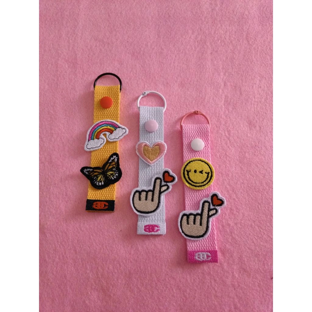 AC-Keychain Webbing/Souvenir,Gantungan Kunci, Tas, Lucu.