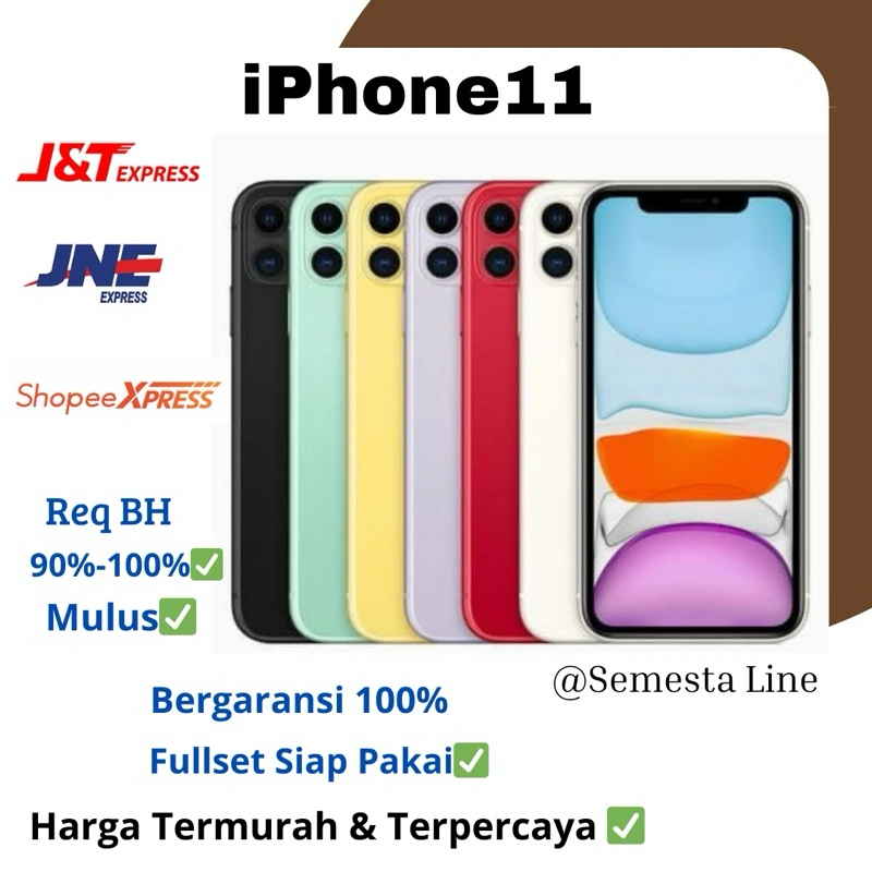 APPL !!PHON11 128GB GOOD CONDITIONS LIKE NEW GARANSI INTERNASIONAL