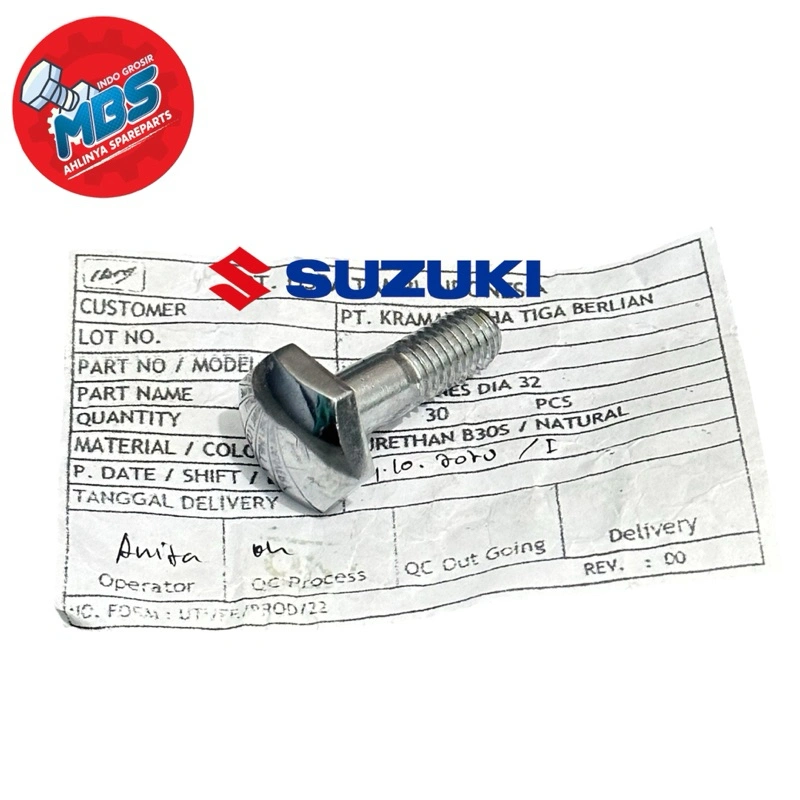 baut segitiga stang atas suzuki A100 TS125 thunder original crom