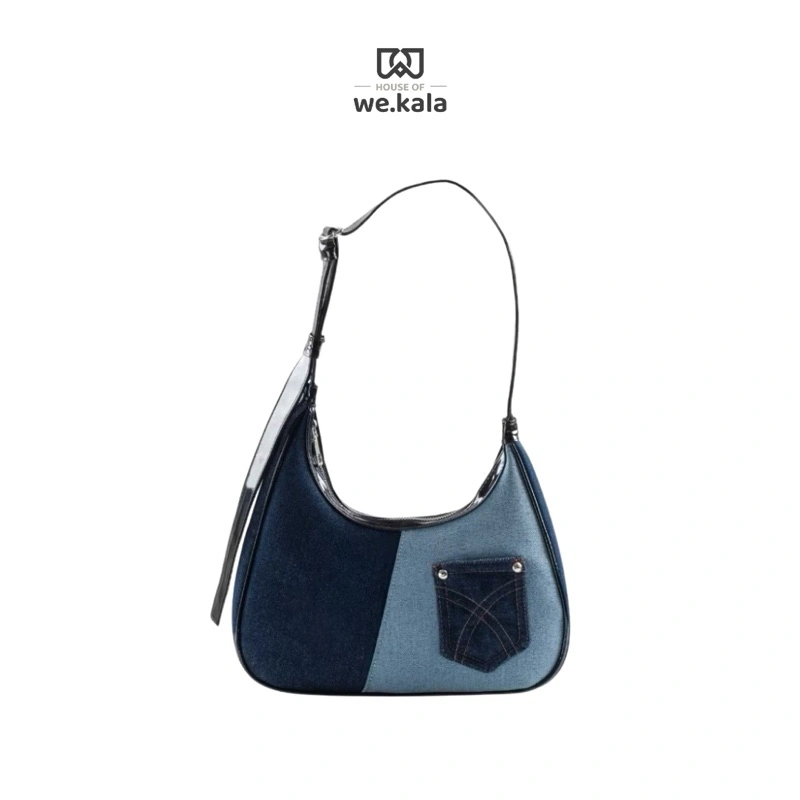 House of we kala -  Tas Denim Bahu Wanita Tas Korea Shoulder Bag Terbaru 2025 Denim - renata bag