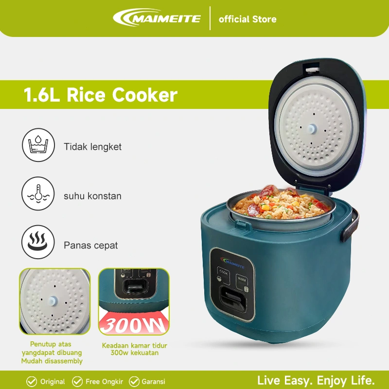 MAIMEITE Rice Cooker magic com 1.6L mini /Portable/Travel version/ student version MTDFB-3-01