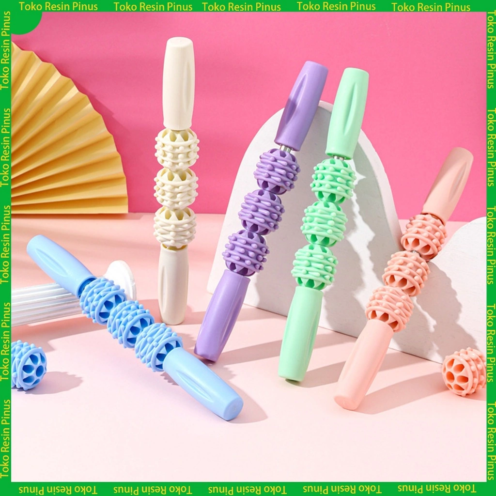 Rol pijat artefak kaki indah tongkat pijat yoga bola fasia rol Langya betis pelemas otot