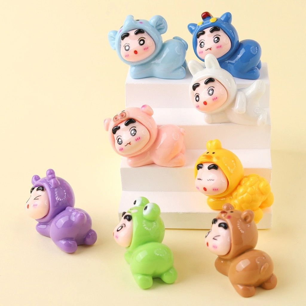 FF81 1Pcs Figure (No Lubang) 3D Karakter Shinchan