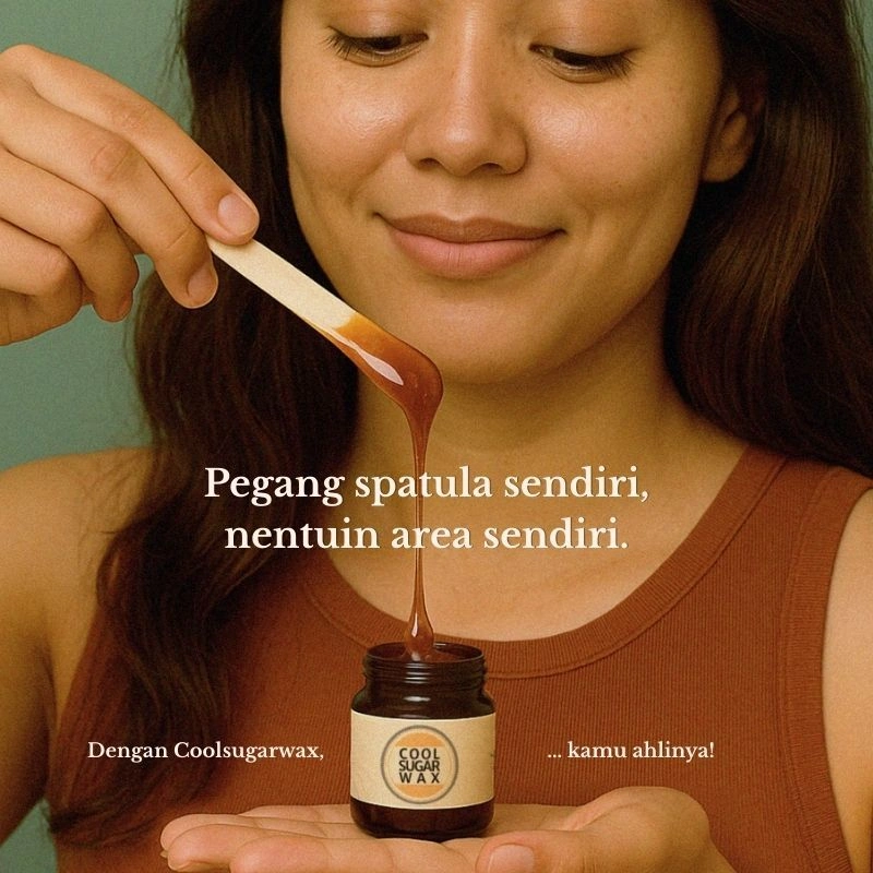 Mini Cool Sugar Wax - Sugar Wax Tanpa Pewarna, Parfum, dan Skincare - Sugar Waxing Kit + Paket Hemat