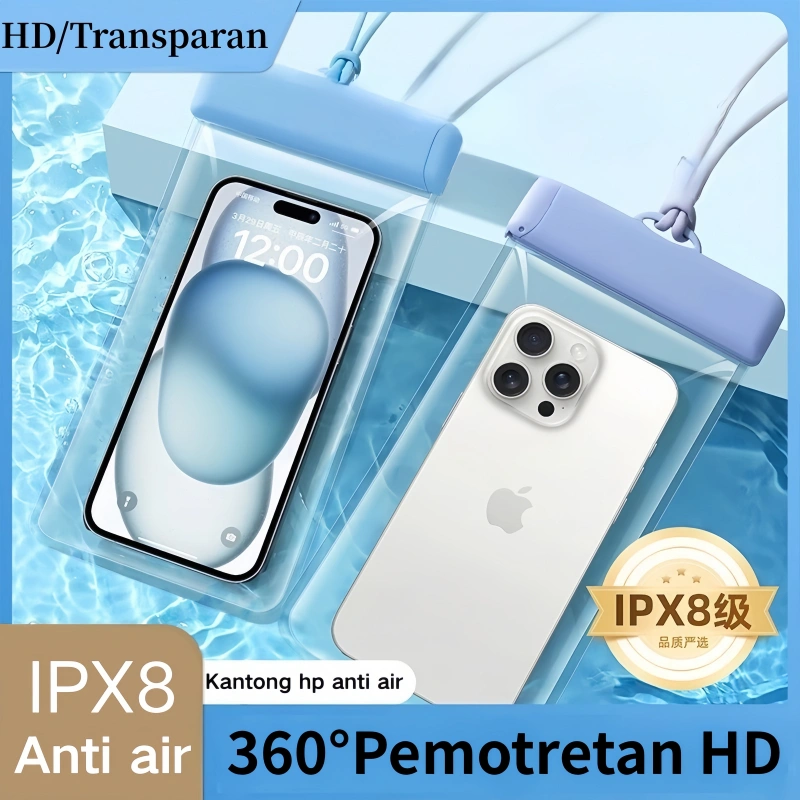 [COD]Tas Tahan Air Ponsel IPX8 Layar Sentuh Sensitif*Bahan TUP Lembut dan halus seperti sutra