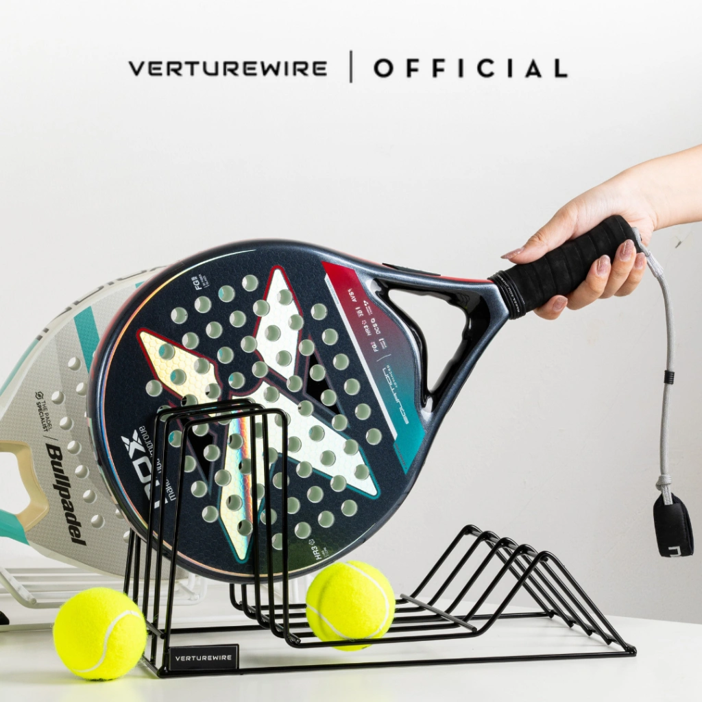 Verturewire Rak Raket Padel / Rak Dudukan Raket Padel / Padel Racket Stand Display