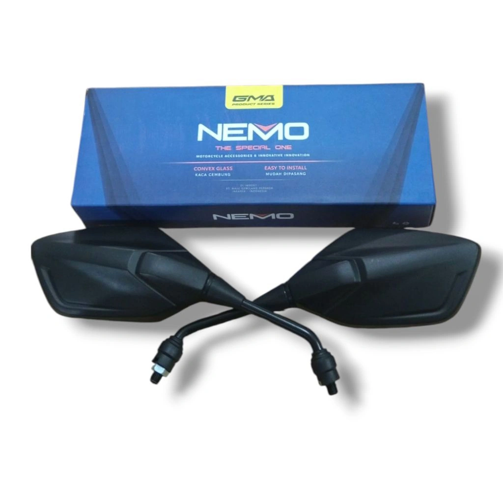 Spion Nemo Gen 2 Tangkai Standart Original Kaca Cembung – Motor Vario Beat PCX ADV Scoopy