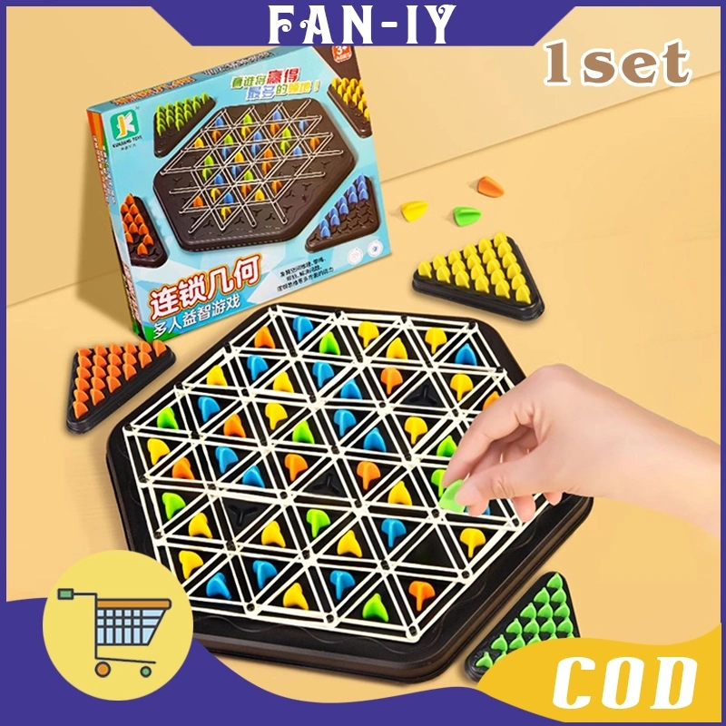 Chain Chess Permainan Logika Papan Permainan Berantai Mainan Edukasi Anak Family Board Game