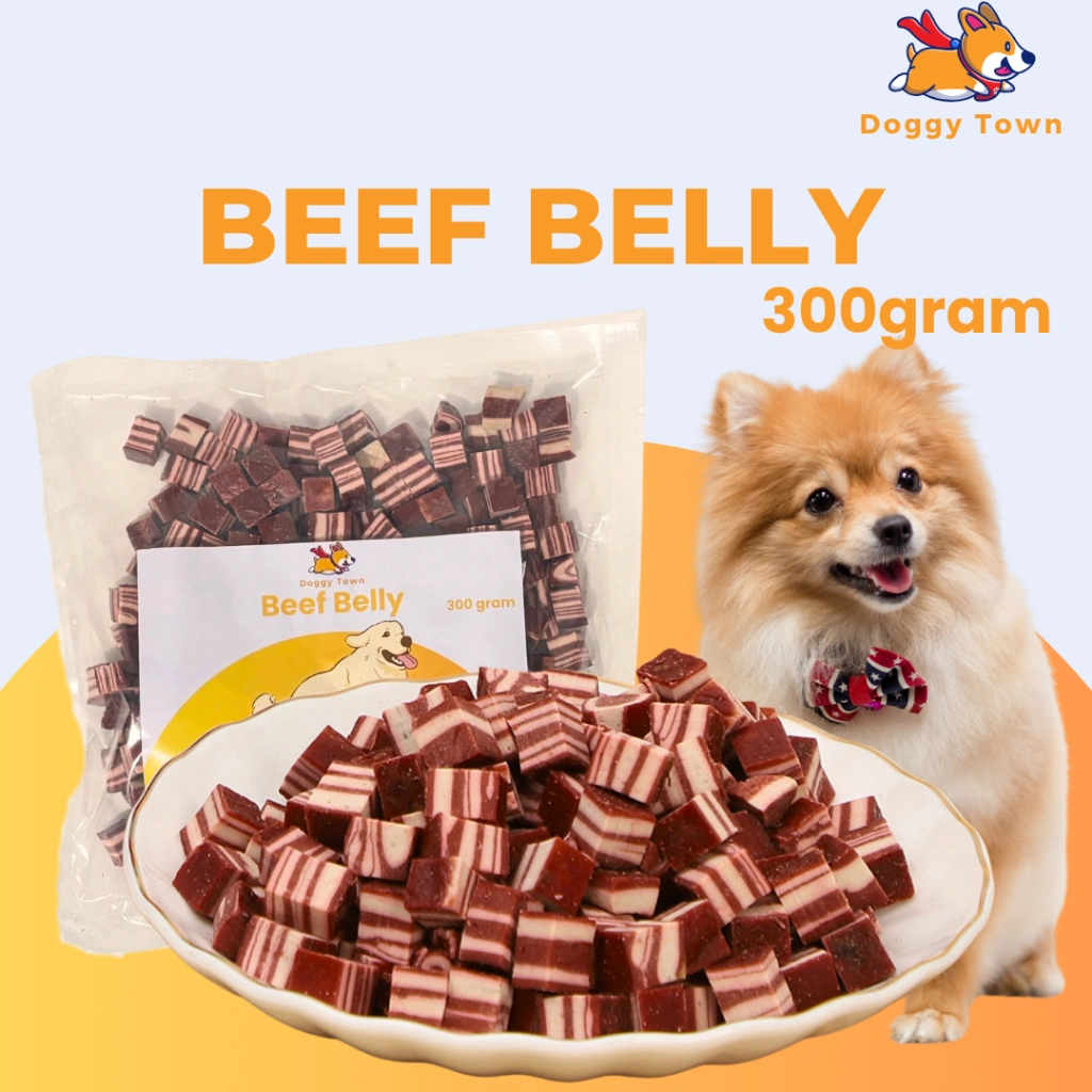 Beef Belly Dog snack Dog Treats Snack Anjing Cemilan Anjing Biskuit Annjing