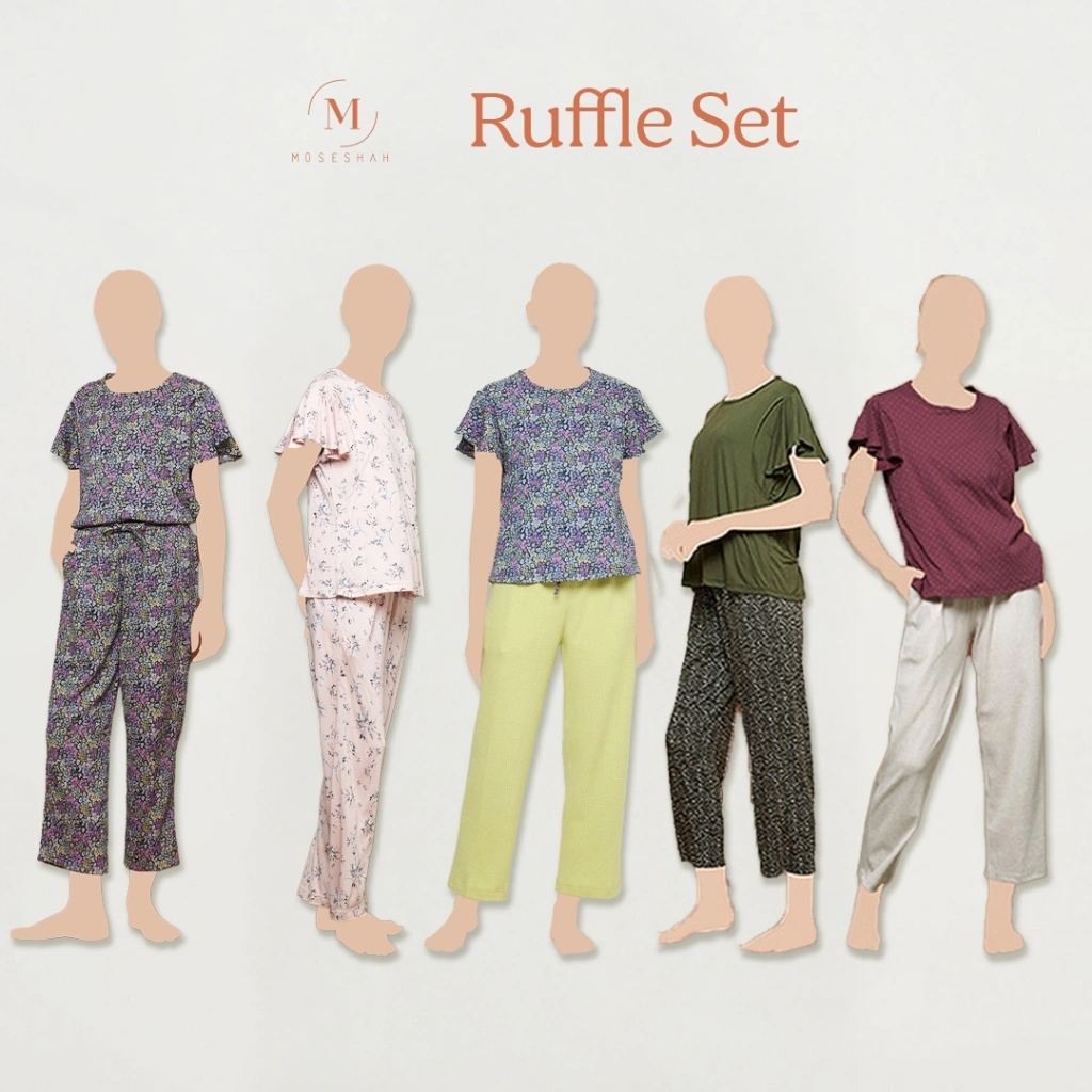 Moseshah NURSING Ruffle Set