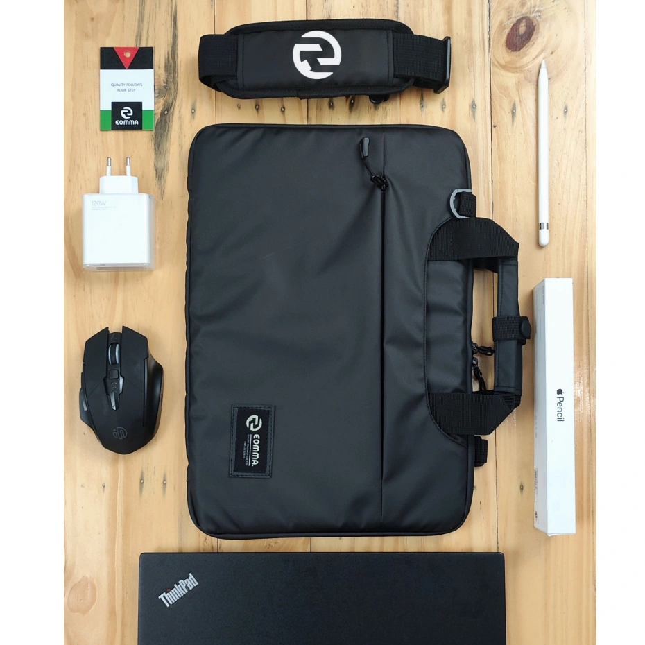 EOMMA MU - Tas Laptop Sleeve Case Laptop Pelindung Laptop Case Laptop 11 - 14 Inchi Tebal Anti Air