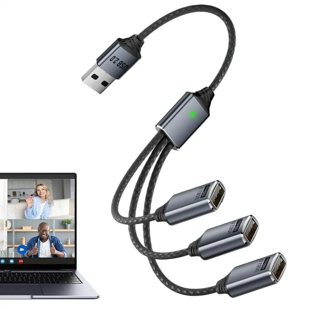 USB A 2.0 Splitter 1 To 3 Female Universal SmartPhone Printer Mouse keyboard Wireless WIFI Bluetooth HDD U Disk Komputer Laptop