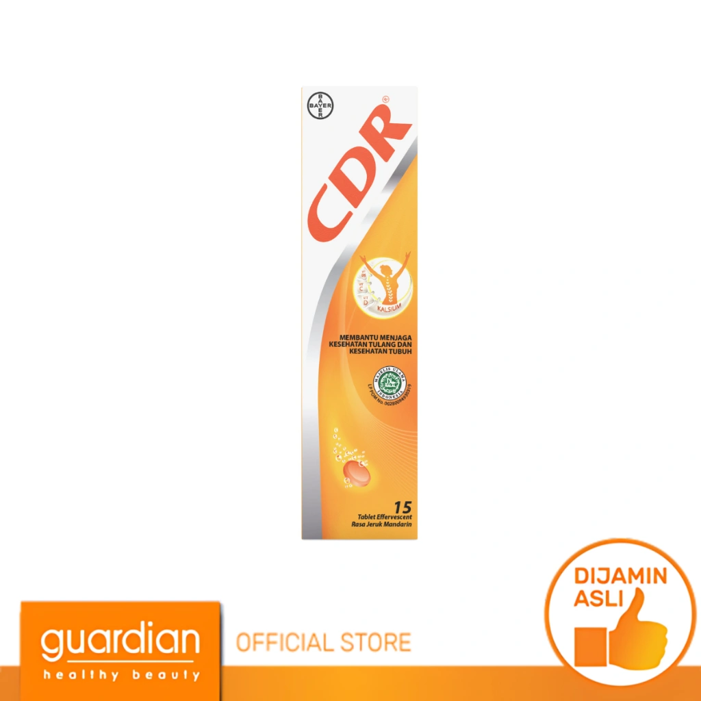 CDR Calcium-D-Redoxon Suplemen Kalsium Rasa Jeruk 15 Tablet