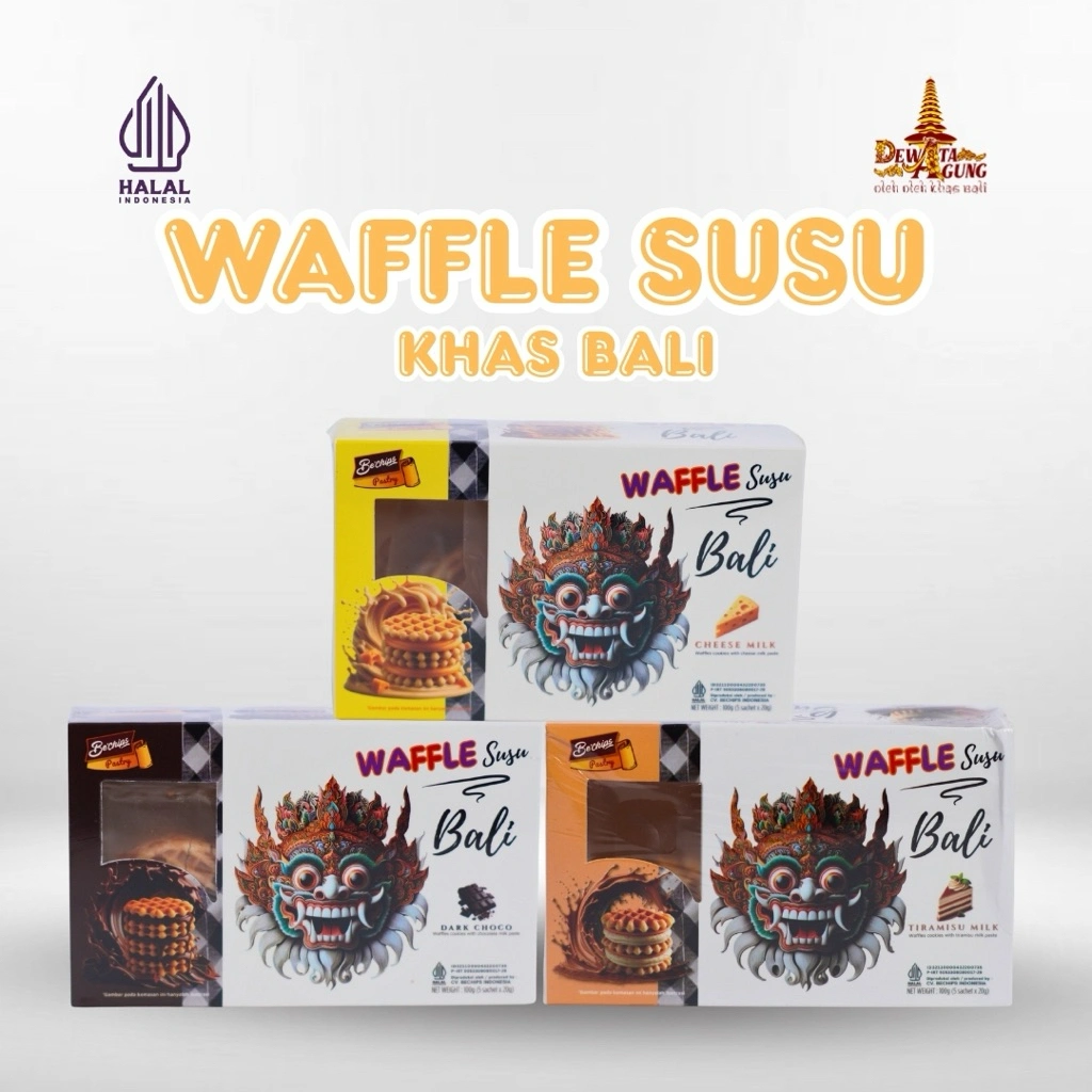 Waffle Susu Oleh Oleh Khas Bali