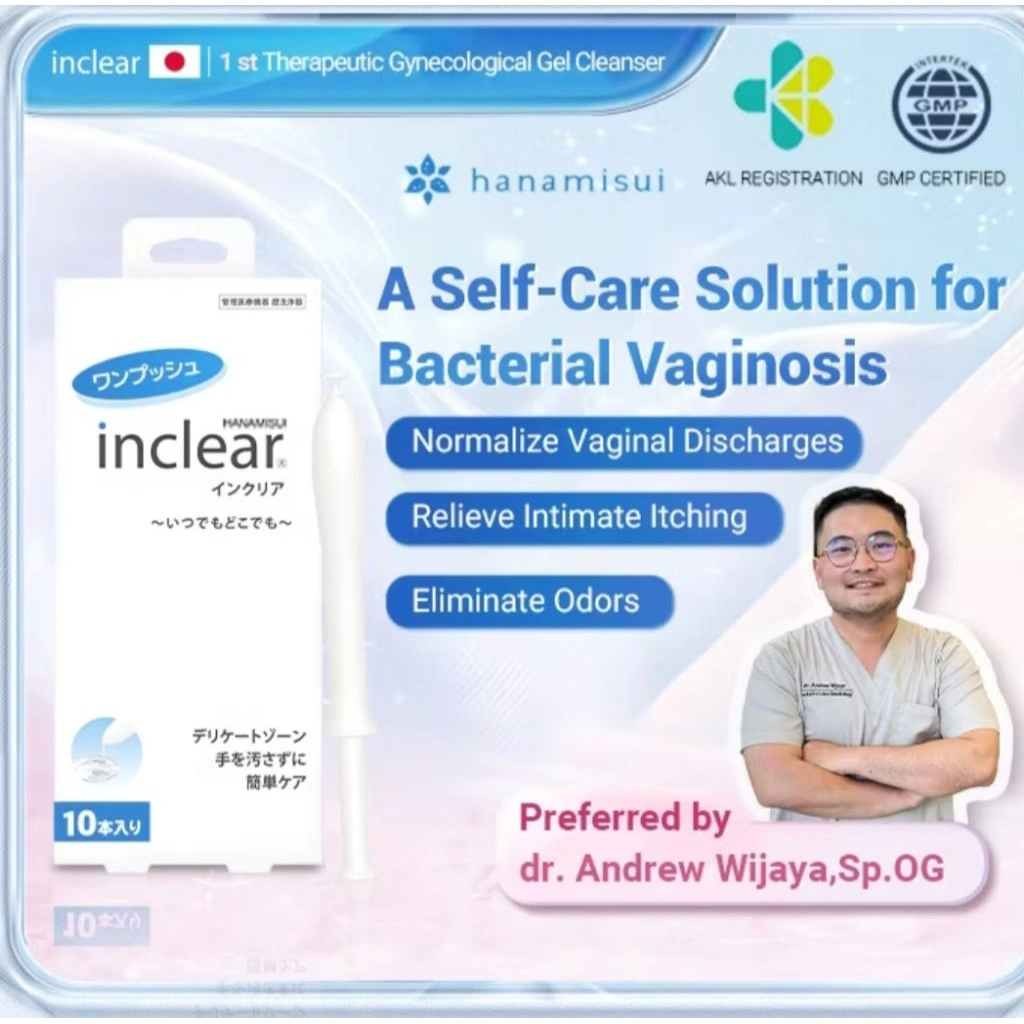 Inclear Gel Antiseptic Pembersih Kewanitaan Original Jepang bpom