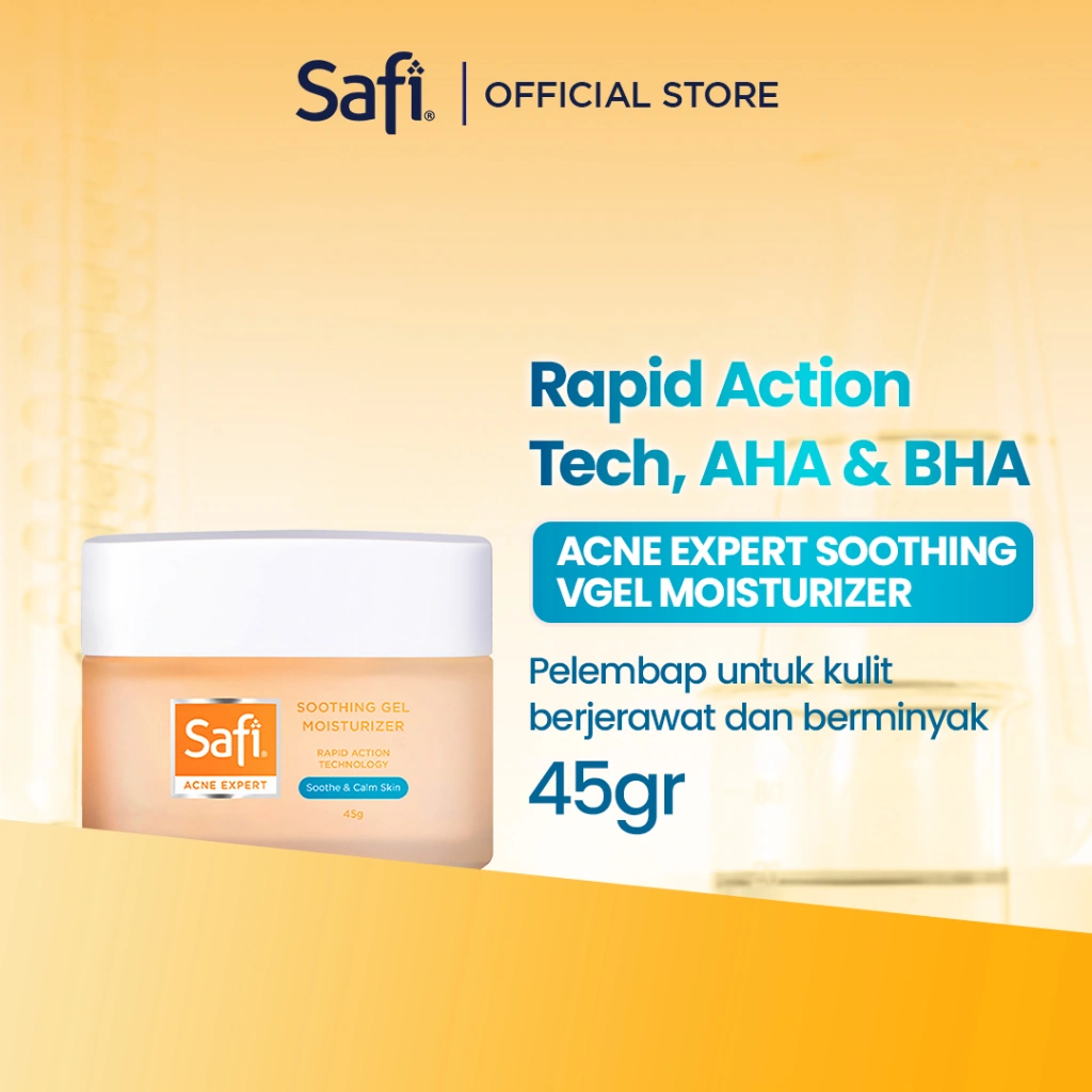 SAFI - Acne Expert - Soothing Gel Moisturizer 45gr - Cream Jerawat