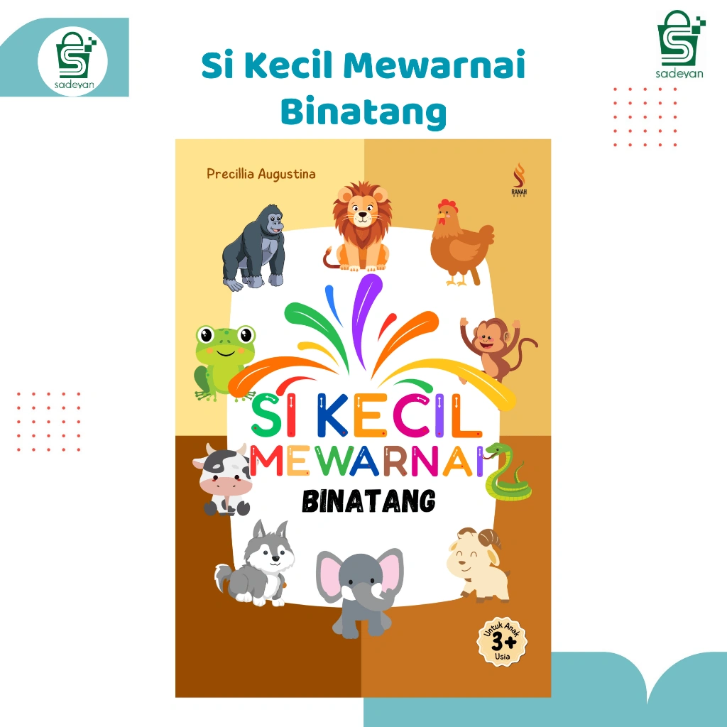 Buku Si Kecil MEWARNAI BINATANG - Ranah Buku