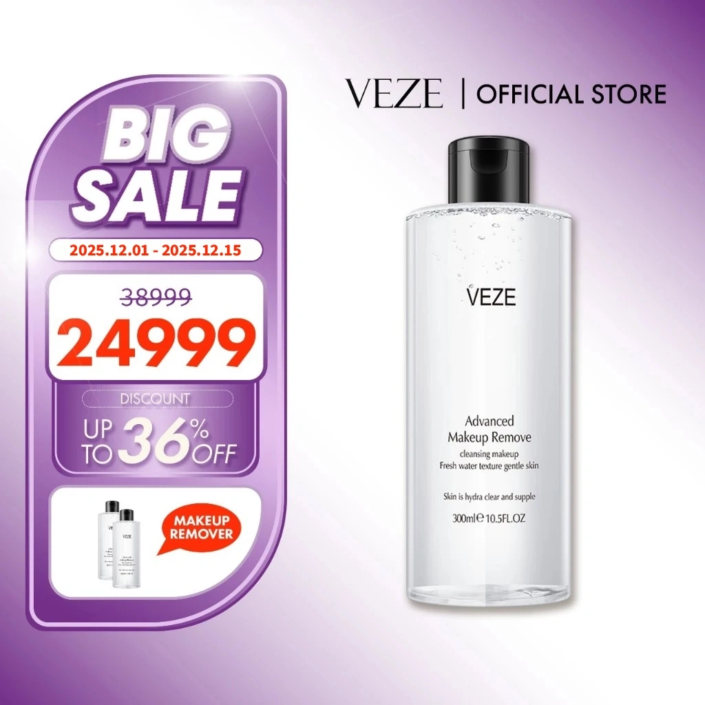 [BPOM] - VEZE Cleansing Makeup Warm Enzyme Riasan Pembersihan Makeup di Wajah 300ml