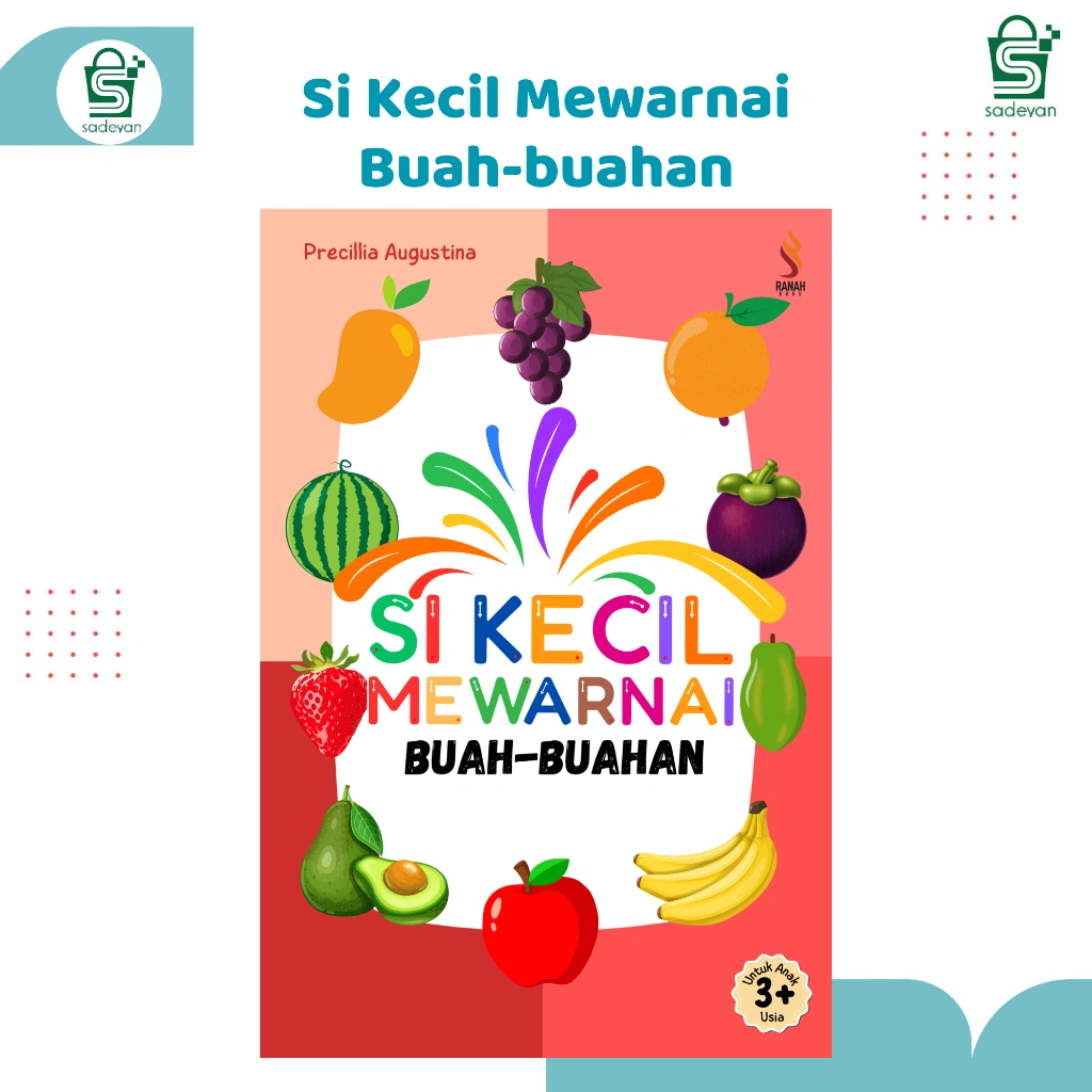 Buku Si Kecil MEWARNAI BUAH - BUAHAN - Ranah Buku