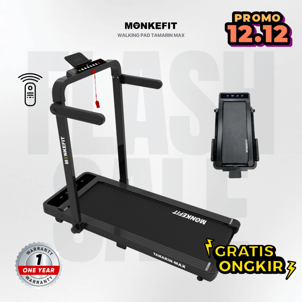Monkefit Electric Treadmill - Tamarin Max