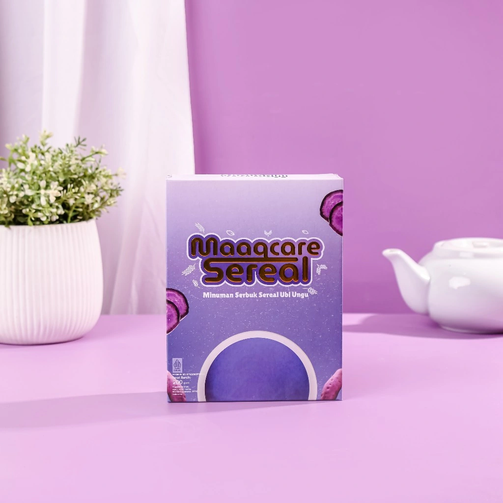 Maagcare Sereal Ubi Ungu Halal BPOM 200gr || Maagcare Herbal Original Untuk Asam Lambung GERD
