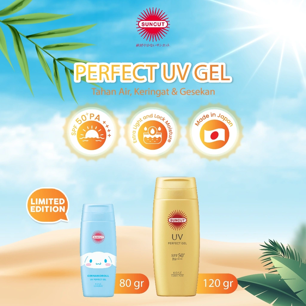 KOSE SUNCUT UV Perfect Gel SPF50+ PA++++ (Sunscreen Gel)