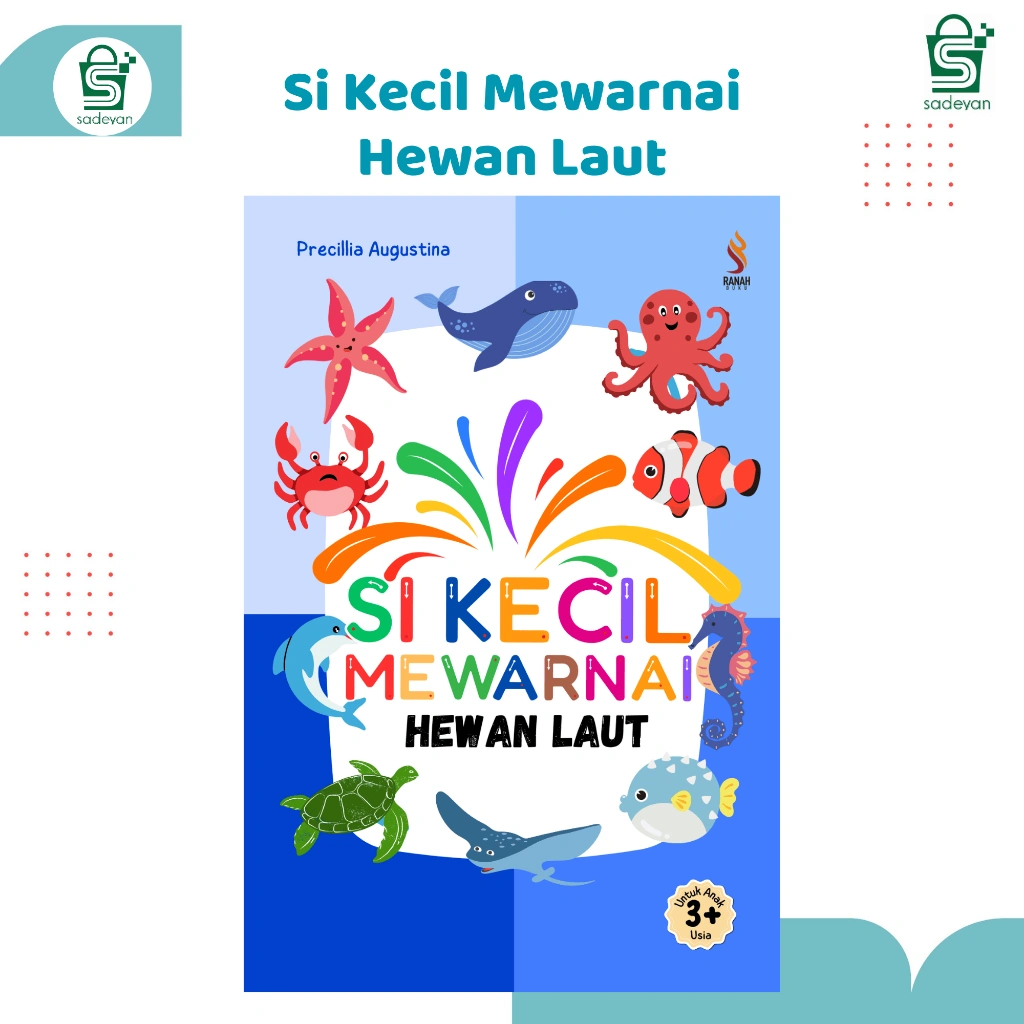 Buku Si Kecil MEWARNAI HEWAN LAUT - Ranah Buku