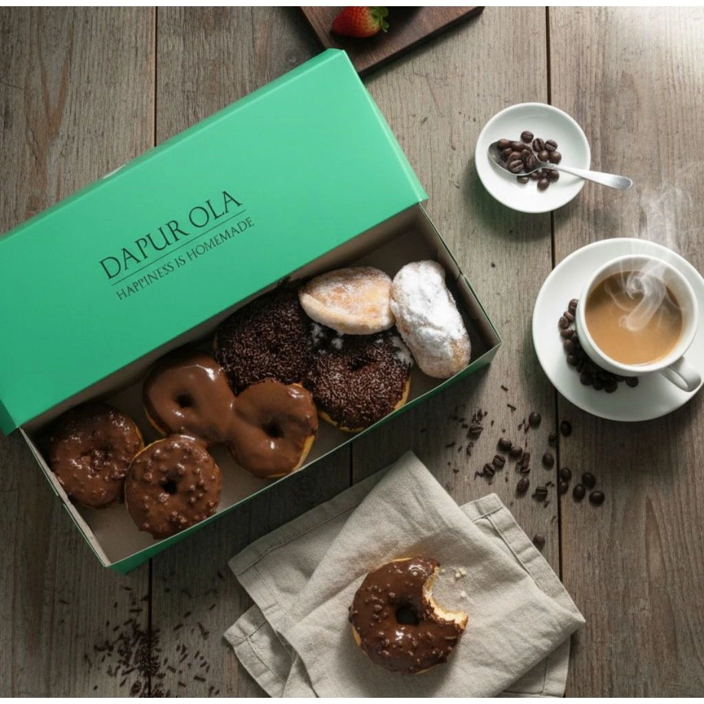 Dapur Ola donat Fluffy 8 pcs