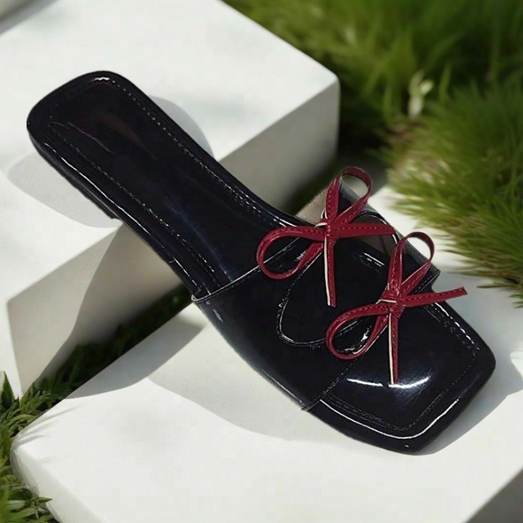 sandal flat sandal teplek wanita big size 35 43 L11