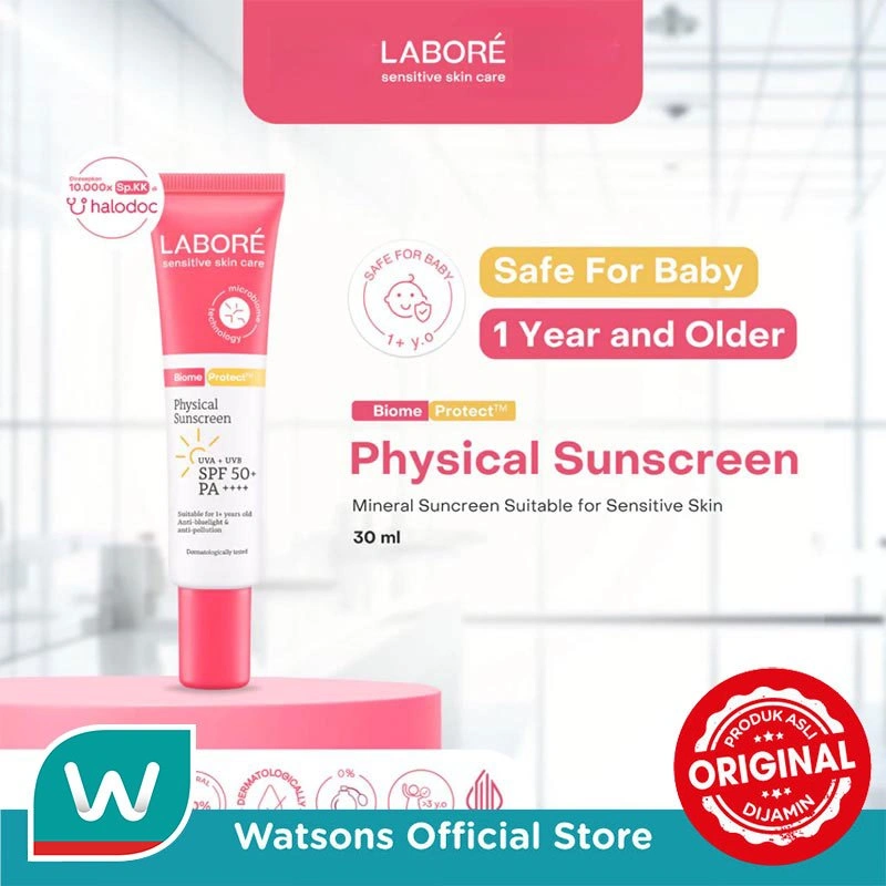 Labore Sensitive Skin CareBiomeProtect Physical Sunscreen SPF50+ PA+++ 30ml