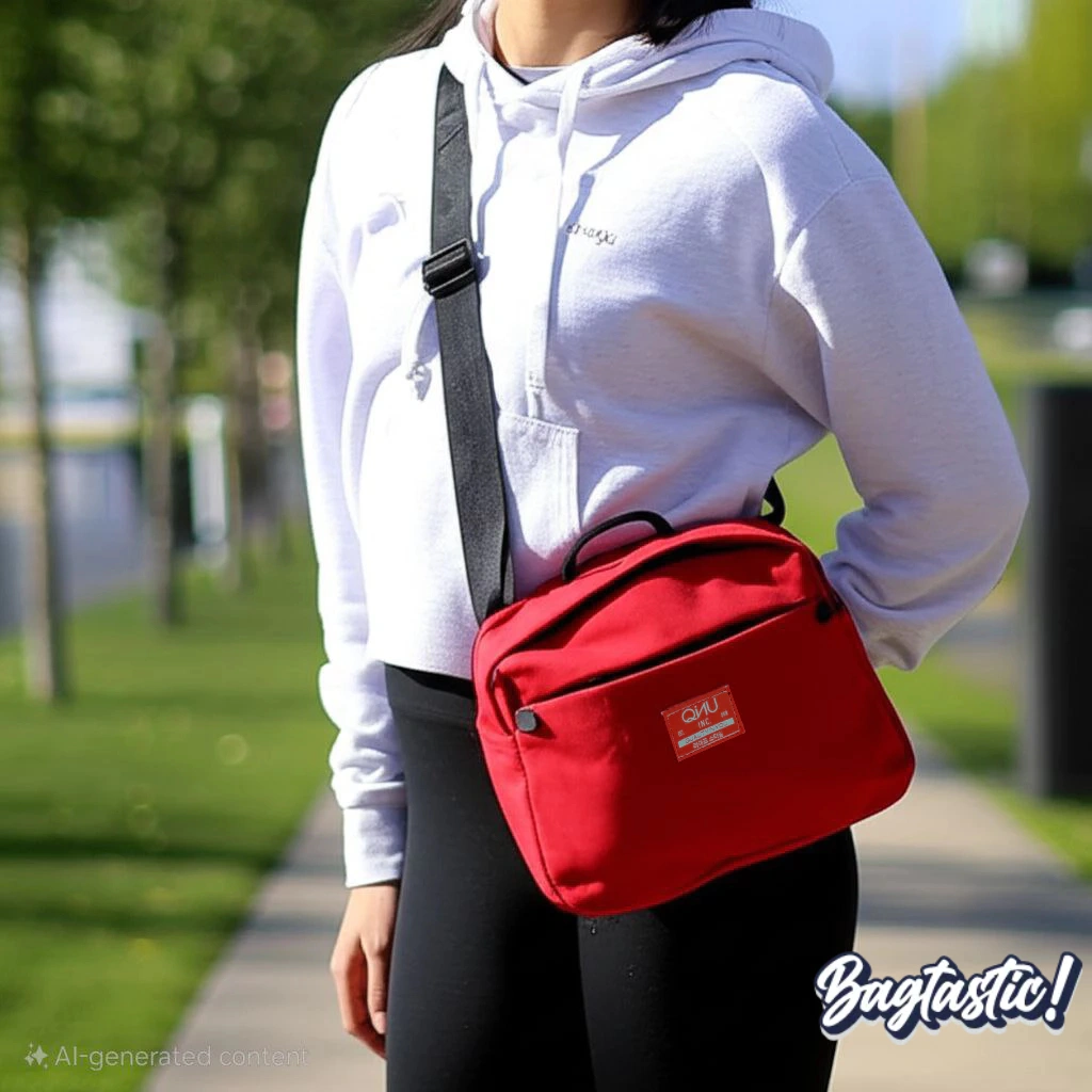 BAGTASTIC! Tas Selempang Wanita QiNU Lifestyle Series Crossbody Bag Kyomi 19034 - Bahan Cordura