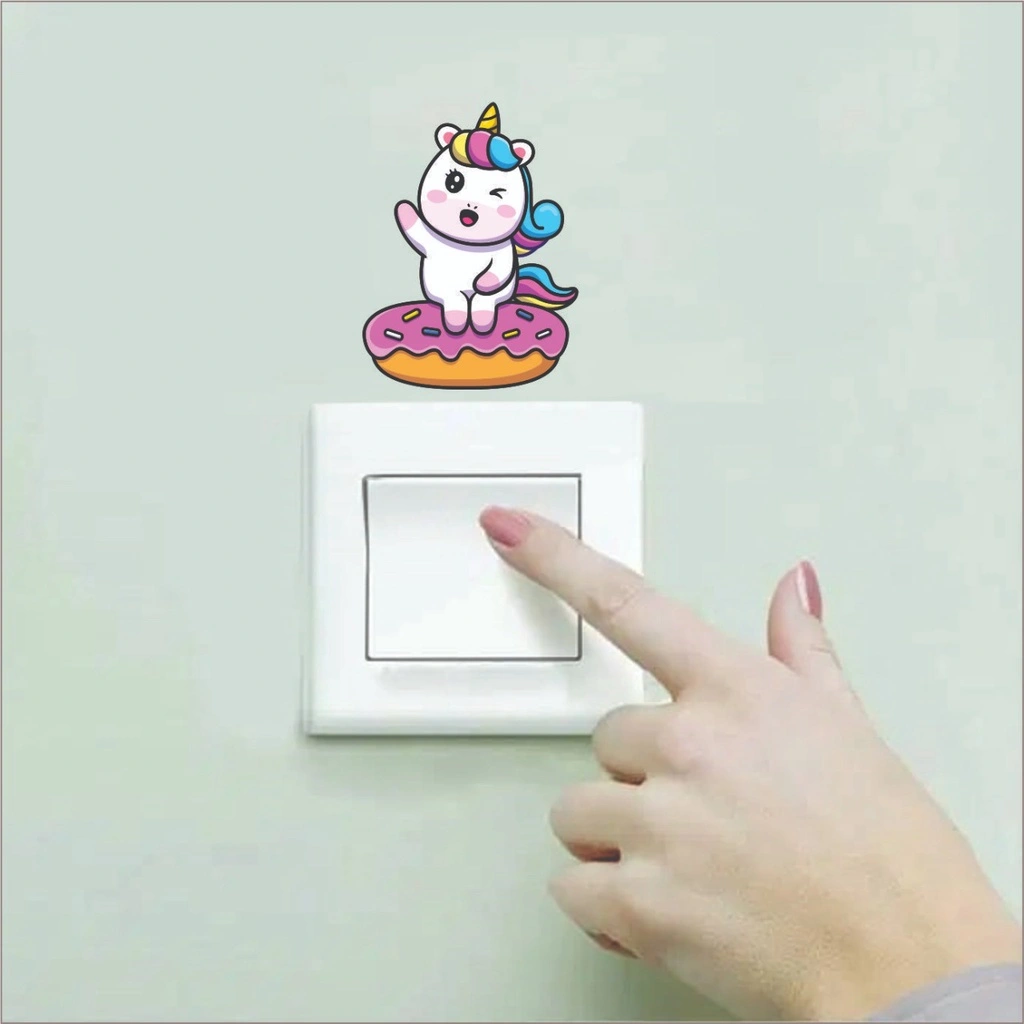 Sticker Saklar /  Stiker Unicorn