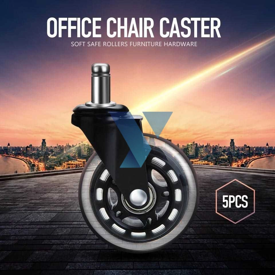 NAIERDI Roda Kursi Kantor Rollerblade Caster 11 mm 5 PCS - Caster-001 ( Al-Yusi )