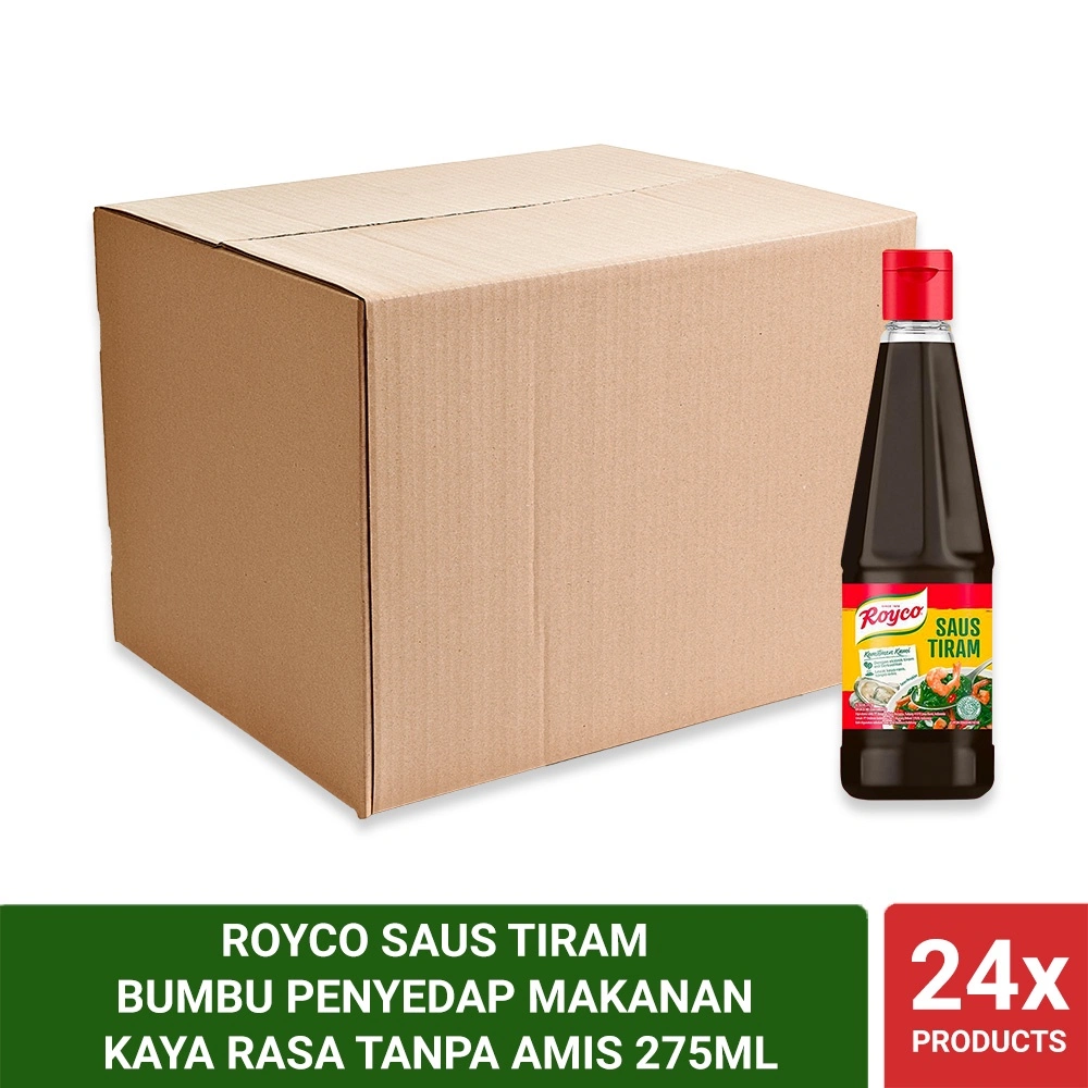 Royco Saus Tiram Bumbu Penyedap Makanan Kaya Rasa Tanpa Amis 275ml (Isi 24)
