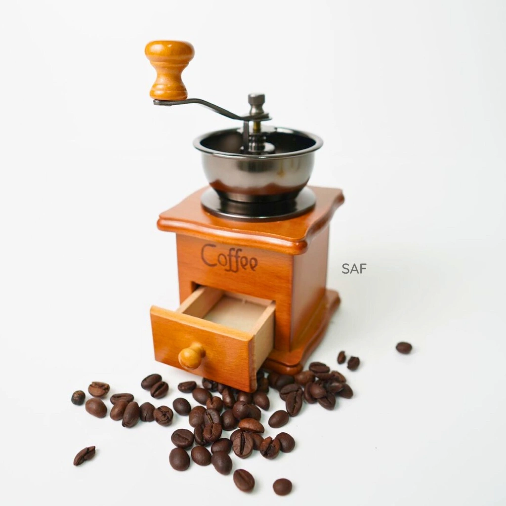 SAF Alat Penggiling Kopi mini - Manual Coffee Grinder - properti props foto